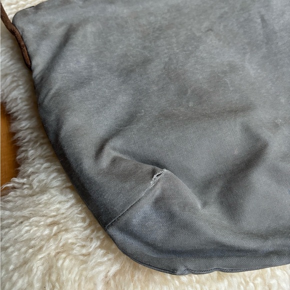 Waxed Canvas and Leather Crossbody - Picture 9 of 9